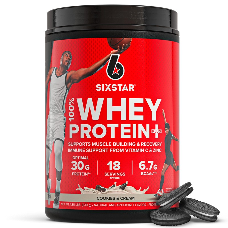 Six Star Whey Protein Powder Plus - Muscle Building &