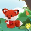 BUOKKON Crochet Kit for Beginners, Crochet Animal Kit, Fox Beginner