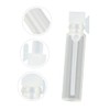BIUDECO 80pcs Portable Vials Refillable Bottles for Travel Essential Oils