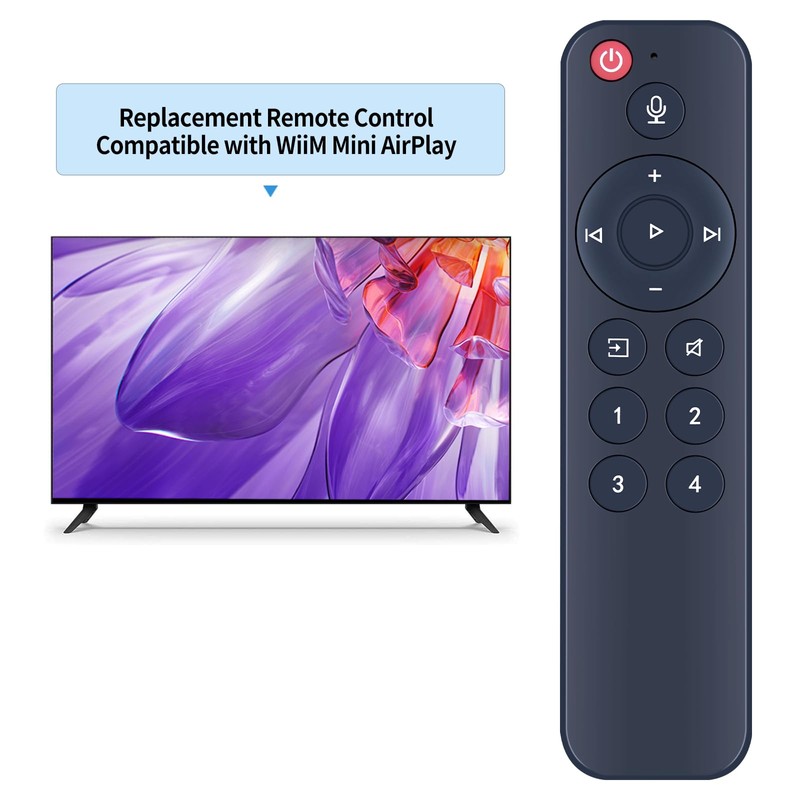 ZWP Replacement Voice Remote Control fit for WiiM Pro/Pro Plus/Amp