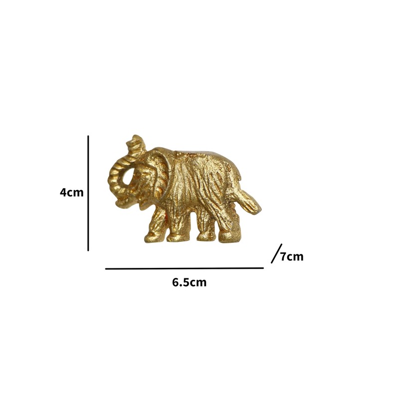 Melody Maison Gold Elephant Drawer Knob
