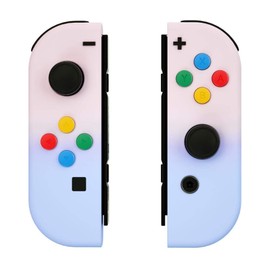 Modded Zone Custom Joy-Con's Controllers Soft Touch Finish Unique Design… (Multiple Designs Available) (Pink/Purple Gradient)