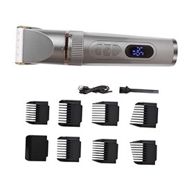 Didiseaon Multi Speed Cordless Hair Clipper Kit for Men Ergonomic Trimmer with LED Display Ultra Quiet Beard Mustache Sideburns Grooming Tool for Travel and Home Use