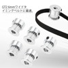 MOOTVGOO 5pcs GT2-16 Teeth Timing Belt Pulley Aluminum Gear Wheel