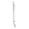 WRS 9" White Pneumatic Screen Door Closer - Light Duty