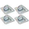 BoxerTool 4 Pack Recessed D-Ring Tie Down Anchors - 5,000