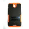 Unbranded/Generic HTC DESIRE 510 2 LAYER ORANGE PROTECTOR COVER/CASE NEW