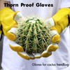FEISHDEK Rose Pruning Gloves, Deerskin Suede Garden Gloves Women Thorn