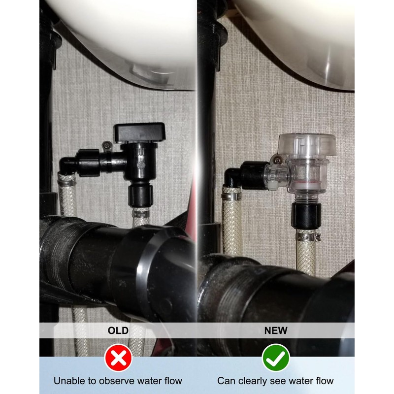 QAGGUM 1/2" MPT Check Valve Vacuum Breaker, RV Vacuum Breaker