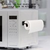 EASTTOWEST Magnetic Paper Towel Holder,Black Towel Bar Rack for Refrigerator