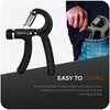 2 Pack Hand Grip Strengthener, 5-60kg Adjustable Hand Gripper Strengthener,