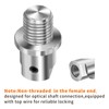HAowosi Lathe Headstock Spindle Adapter,Converts 5/8" Shopsmith to 1" x