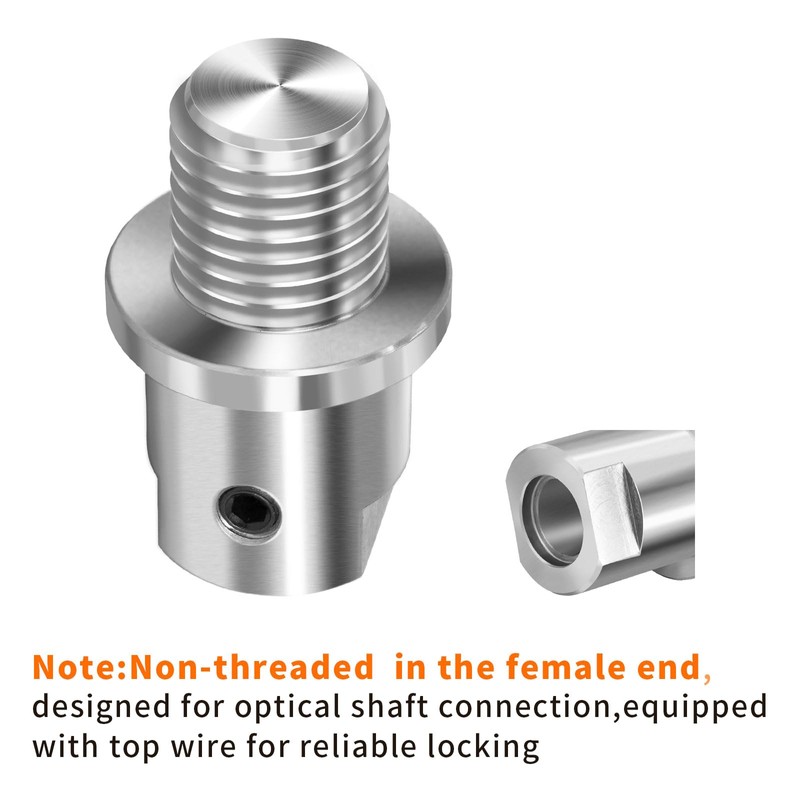 HAowosi Lathe Headstock Spindle Adapter,Converts 5/8" Shopsmith to 1" x
