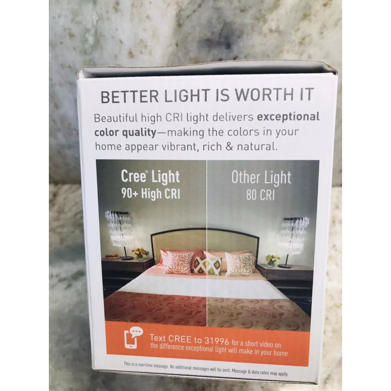 Cree 100W Equivalent Daylight (5000)BR30 Dimmable Light Quality LED Light