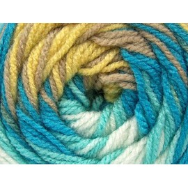 Magic Baby #50008 Blue, Mint, Yellow, Tan, White - Fine, Sport, Baby Weight Acrylic Yarn 393 Yards (360 Meters) 3.53 Ounces (100 Grams)