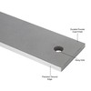 OEMTOOLS 25355 24" Straight Edge Steel Precision Ground Machined Straight