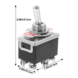 FUNOMOCYA 203a Heavy Duty Toggle Switch Guard Red Protective Cover for Electrical Switches 3 Position Toggle 3 Way