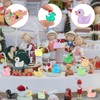 UHOMENY Mini Resin Ducks with 7 styles 56pcs Tiny Ducks