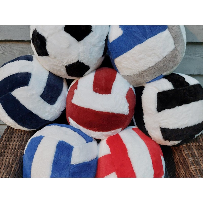 Plush Volleyball (Royal Blue & White)