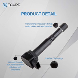 eccpp Bobina de encendido Nueva Premium – Bobina de encendido para Acura 2004 – 2012 compatible con uf417 & # xFF08; Pack de 4 y # xFF09;