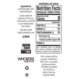 Hint Fruit Infused Water, Blackberry, 16 oz