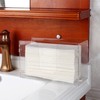 Evron Paper Towel Dispenser Countertop & Wall Mount Clear One-Hand