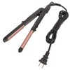 Hair Straightener Black Ergonomic Handle Ceramic Coating Electric Curling Iron