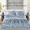 Madison Park Satin Sheets King Size, Luxurious Silky Bed Sheets,