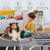 GarveeHome Washable Rug 6x9 Modern Abstract Circle Rug Non Slip