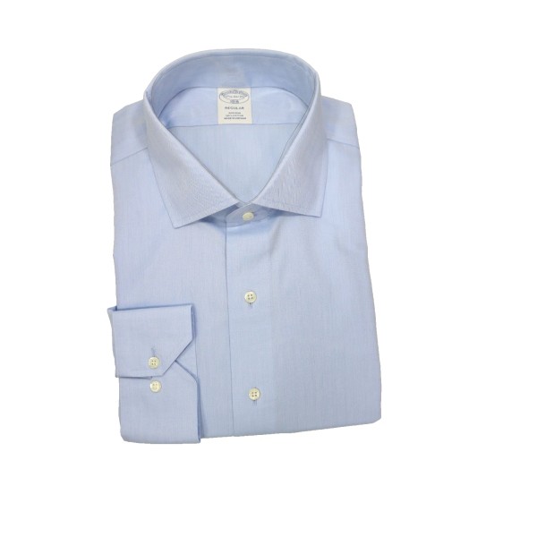 Brooks Brothers Regular Non-Iron All Cotton 17.5-34/35 English Collar Light