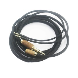 NewFantasia 6.35mm Audio Cable Replacement Upgrade Cable Compatible with Meze 99 Classics, Compatible with Meze 99 Neo Headphone 6N OCC Copper Silver Plated Cord Walnut Wood Shell