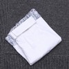 BESTonZON Waist Apron Cotton Lace Short Apron with Pockets for