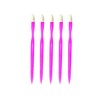 Soft 'N Style Professional Plastic Cuticle Pusher (5 pink purple)