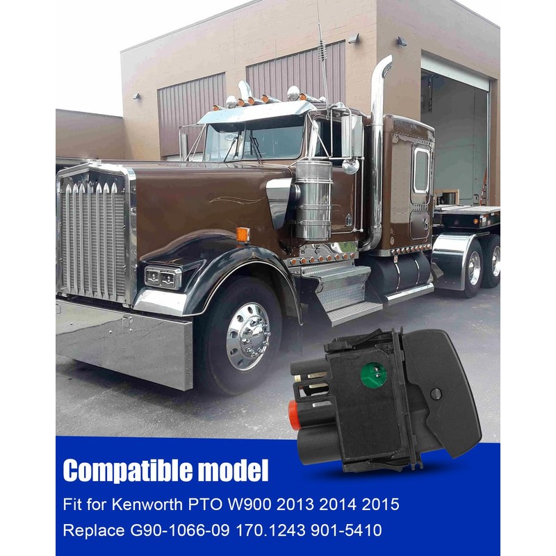 Heavy Duty Power Take Off Switch Compatible with Kenworth PTO
