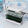 MAMBASNAKE X60 HE Magnetic Switch Keyboard Adjustable Actuation,BT/2.4G/Wired Tri-Mode 60%