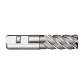 Dormer C2994.0 Bright Coated Cobalt High Speed Steel PM End Mill 4mm Head Diameter 11mm Flute Length