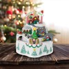 Christmas Village Ornament North Pole Village Ornament Xmas Snow House