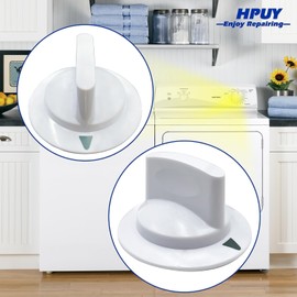HTDX100EM8WW HTDX100ED6WW HTDX100EM6WW HTDX100GM8WW HTDX100ED2WW Dryer Knob Replacement with Reinforced Metal Ring for GE & Hotpoint Dryer Knob Replacement WE1M652 AP3995164 1264289 PS1482196