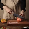 CAROTE 12PCS Knife Set, Kitchen Knife Set with Safe Guards,