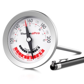 ThermoPro APT200 Instant Read Meat Thermometer for Cooking with Extra-Large 2-Inch Dial, Analog Dial Food Cooking Thermometer with 5.1" Stainless Steel Probe for Poultry, Ham, Pork, Beef and Lamb