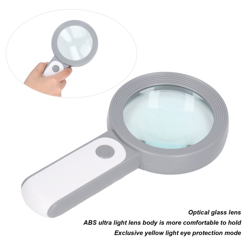 Magnifier Handheld Ultra Light 30X HD Imaging Optical Lens Maginifying