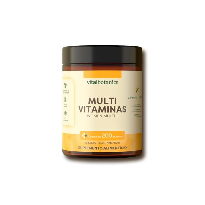 Vitaminas Mujer Colageno Hidrolizado Acido Folico Biotina Complejo Zinc Calcio