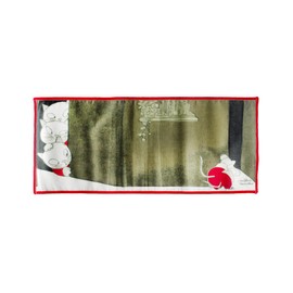 Handkerchief for Cleaning Glasses and Smartphone - Fukufuku Cloth, Hide and Seek (Makimichi)