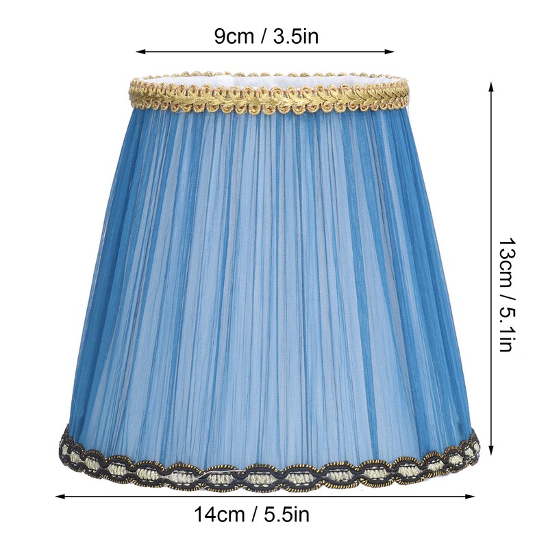 3PCS Cloth Lamp Shade E14 ClipOn Lampshade for Candle Chandelier