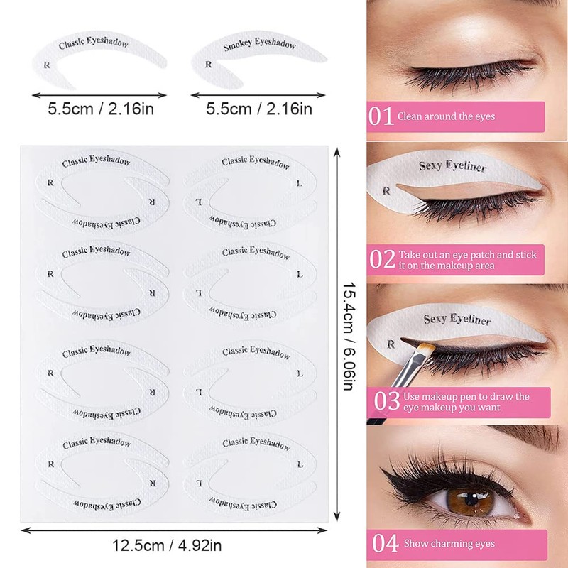 Eyeliner Stencil Eyeshadow Stencil, Eyeliner Stencil Sticker & Eyeshadow Stencils