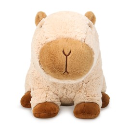 Riuhot Cute Capybara Plush Pillows Kawaii Soft Capybara Stuffed Animals Capybara Plushie Birthday Christmas Valentine's Day Gift for Kids(9in)