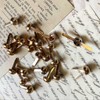 TANOKOX Rose Gold Catching Pins, 0.2 inches (6 mm), Approximately