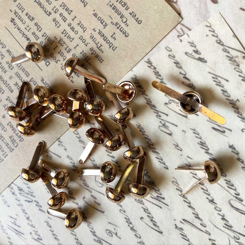 TANOKOX Rose Gold Catching Pins, 0.2 inches (6 mm), Approximately