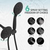 SR SUN RISE 6-Spray Shower Faucet 3-Way Combo Shower Head