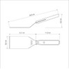 Tramontina Country House Spatula, Stainless Steel, FSC-Certified Wood Handle, Rustproof,